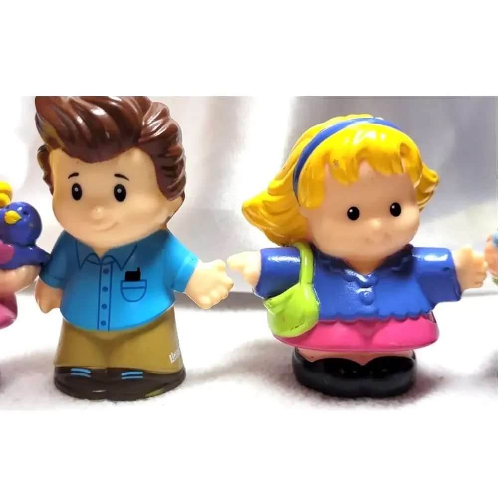 Fisher Price Little People Figures Lot Sweet Sounds Sarah Lynn Dad Pregnant Mom